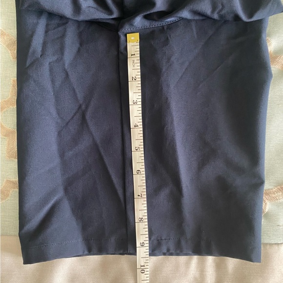 Izod Flat Front Performance Shorts, Boys Size 14, Adjustable Waist, Navy - Picture 7 of 7